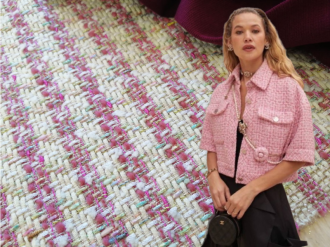 Ткань твид в стиле Chanel, Италия