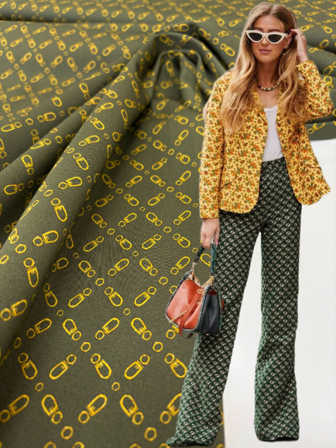Хлопок плотный Gucci
